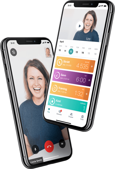 Mobiler med app interface